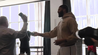 Team USA players receive their jersey's for 2024 Olympics in Paris