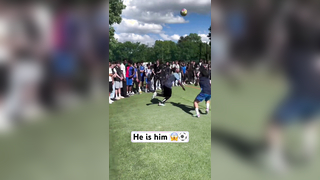 He won the 1 on 1 with an amazing move
