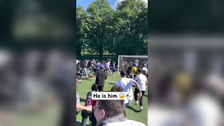 He won the 1 on 1 with an amazing move