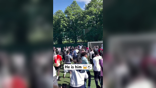 He won the 1 on 1 with an amazing move