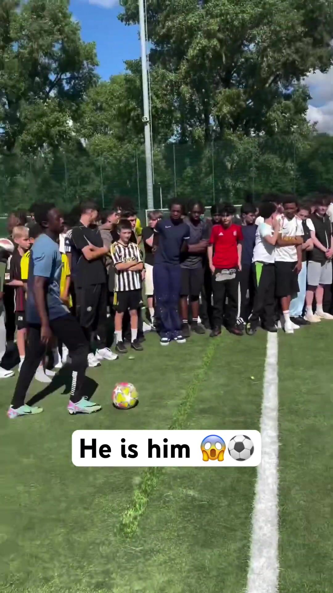 He won the 1 on 1 with an amazing move