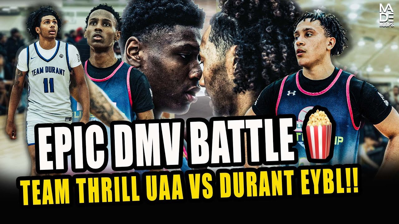 EPIC DMV BATTLE... ???????? Team Durant EYBL vs Team Thrill UAA came down to the FINAL SECONDS!!