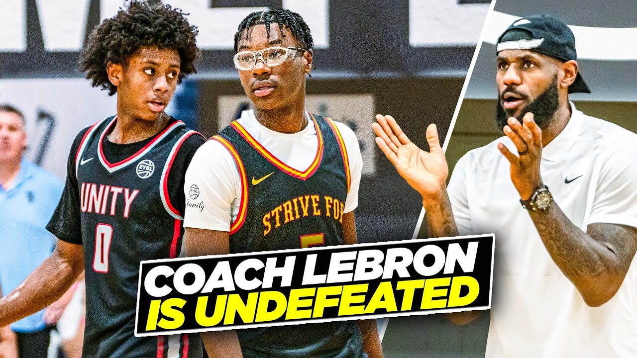 Unstoppable Coach LeBron James: SFG's Undefeated Run at Nike EYBL Kansas City!