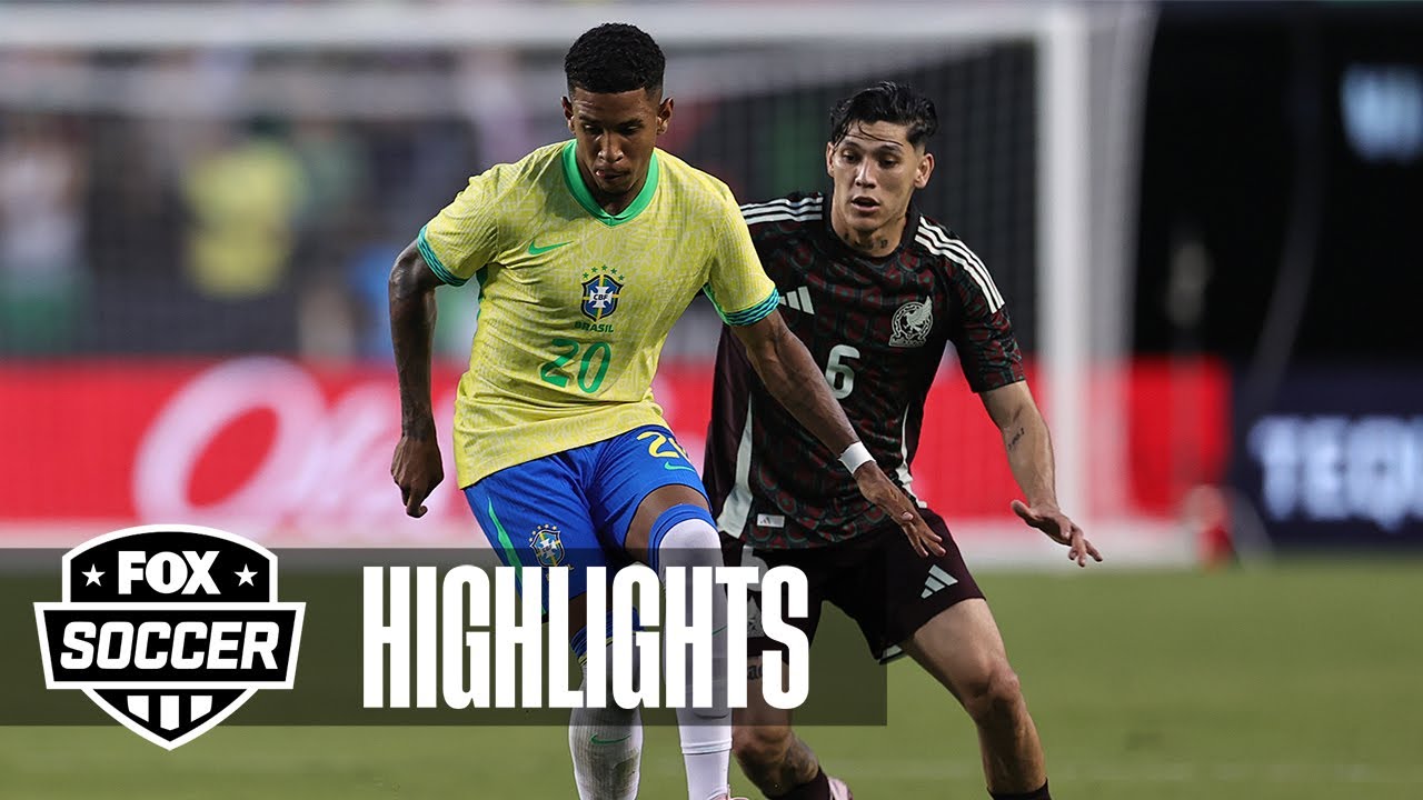 Soccer Showdown: Mexico vs. Brazil | International Friendly Match Highlights