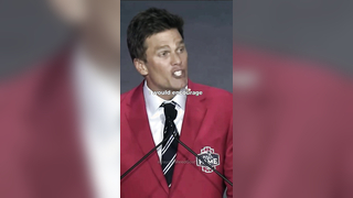 Tom Brady gave one of the best speeches ever last night at his retirement ceremony.