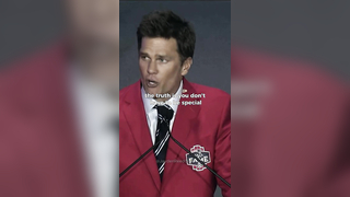 Tom Brady gave one of the best speeches ever last night at his retirement ceremony.