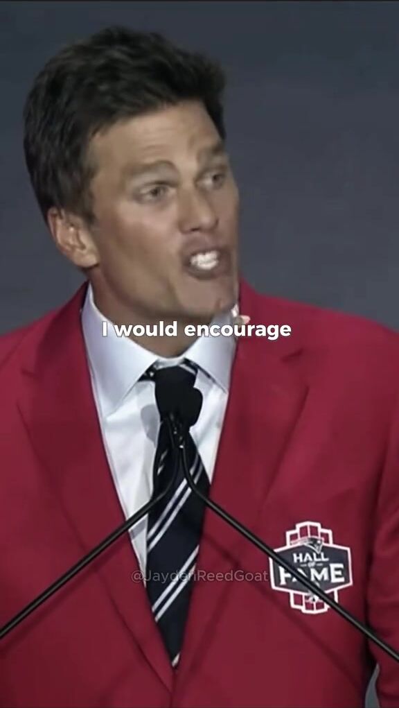 Tom Brady gave one of the best speeches ever last night at his retirement ceremony.