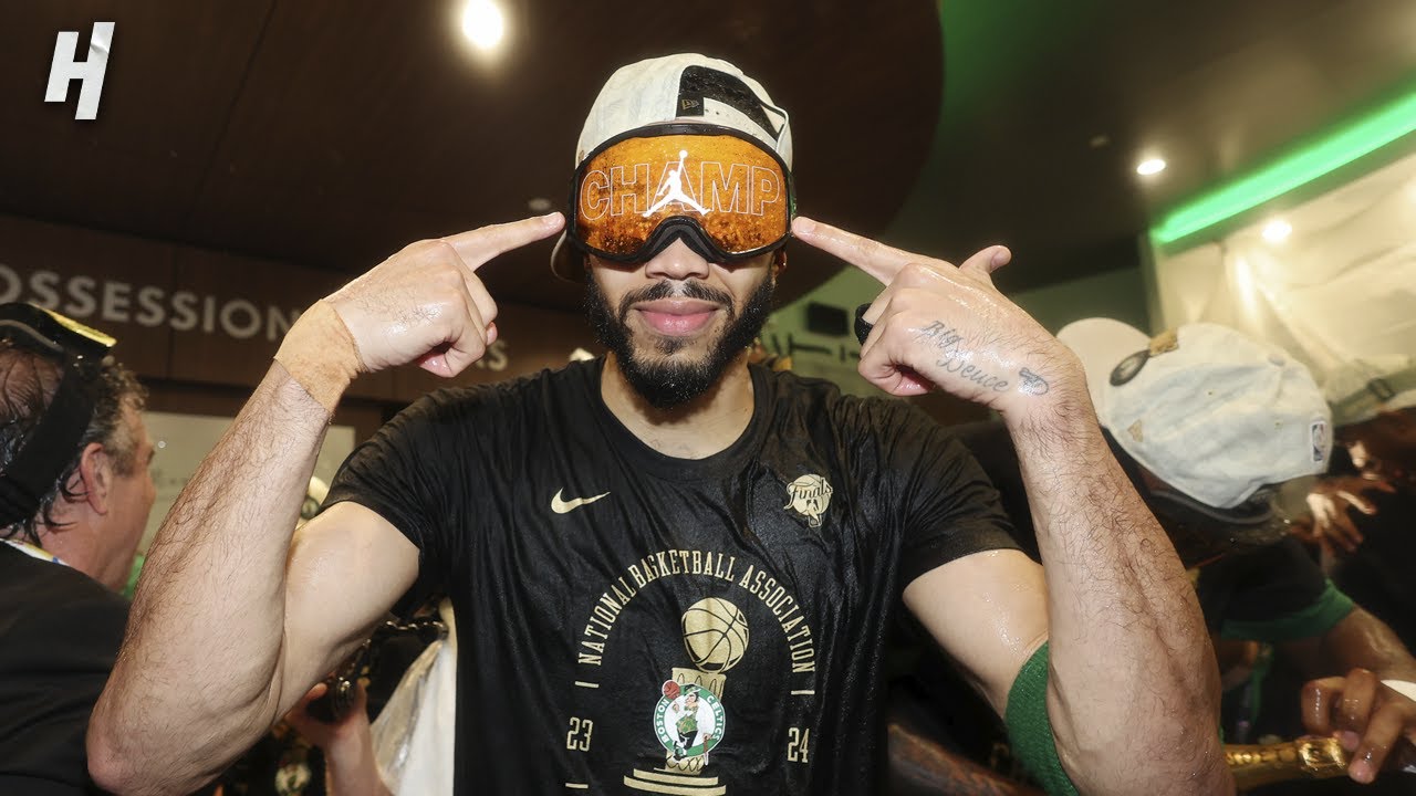 Boston Celtics Locker Room Celebrations: 2024 NBA Finals