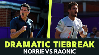 Milos Raonic vs. Cam Norrie: Epic Final Set Tiebreak at Queens 2024