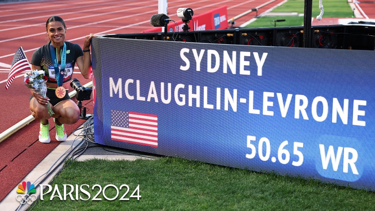 Sydney McLaughlin-Levrone crushes WORLD RECORD in 400m hurdles at Trials