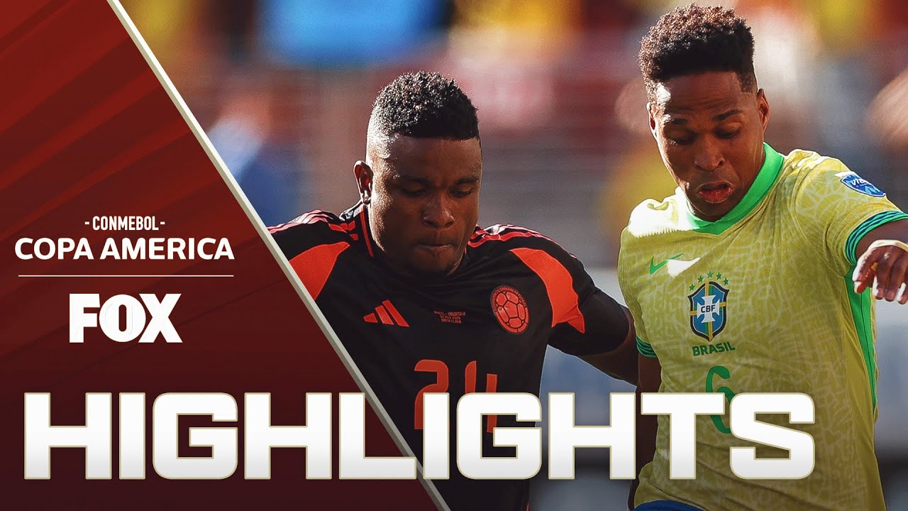 Brazil vs. Colombia: 2024 Copa América Match Highlights