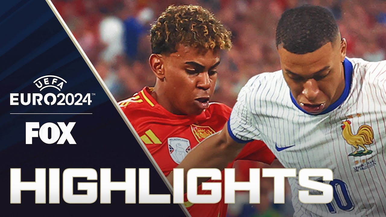 Epic Clash: Spain vs. France Semifinal Showdown | UEFA Euro 2024 Highlights