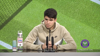 Behind the Scenes: Carlos Alcaraz's Reaction to Football Fever | Second Serve | Wimbledon 2024 Day Nine