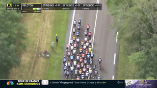 2024 Tour de France Stage 8 Finish Highlights | Cycling on NBC Sports