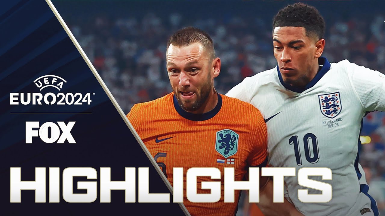 "Netherlands vs. England: Euro 2024 Semifinals Showdown | Match Highlights”