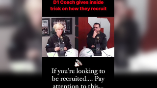 If you're looking to be recruited...pay attention