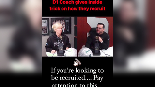 If you're looking to be recruited...pay attention