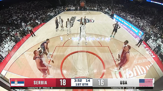 USA vs. Serbia | USAB Showcase Full Game Highlights | July 17, 2024"