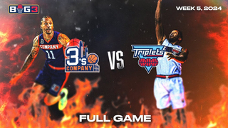 2024 BIG3 Week 5 Showdown: Triplets vs. 3's Company Highlights