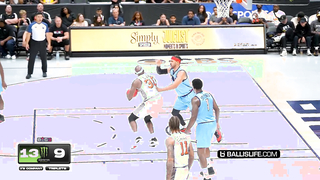 Michael Beasley vs Joe Johnson CRAZY Battle at The Big 3 | 3's Company vs Triplets