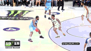 Michael Beasley vs Joe Johnson CRAZY Battle at The Big 3 | 3's Company vs Triplets