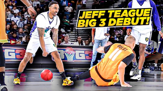 Jeff Teague's Big 3 Debut: Ankle-Breaking Performance | 3 Headed Monsters vs Aliens