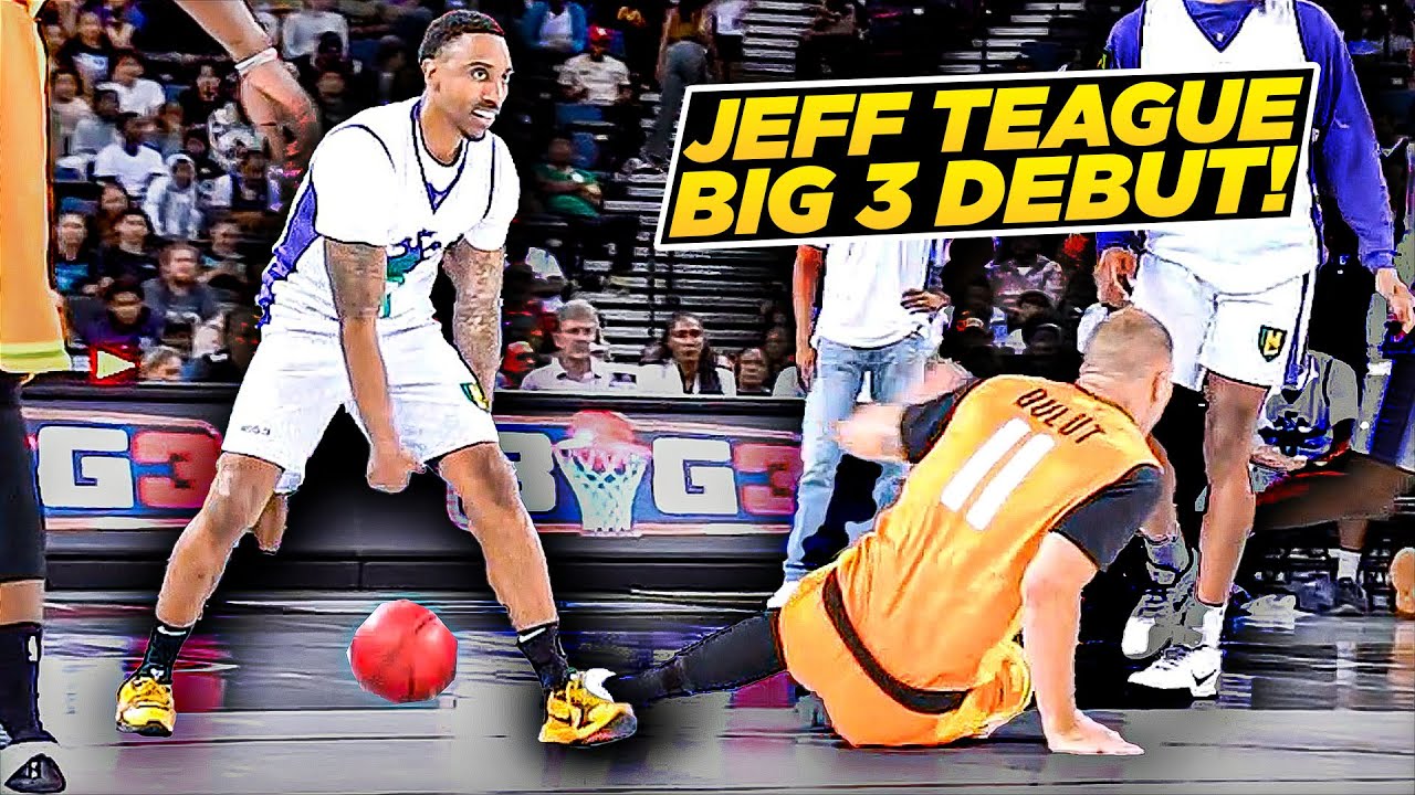 Jeff Teague's Big 3 Debut: Ankle-Breaking Performance | 3 Headed Monsters vs Aliens