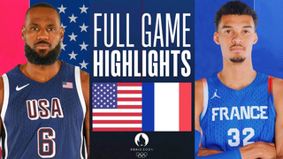 USA vs FRANCE EXHIBITION FULL GAME HIGHLIGHTS | 2024 Paris Olympic Games Highlights Today 2K24