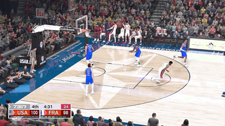 USA vs FRANCE EXHIBITION FULL GAME HIGHLIGHTS | 2024 Paris Olympic Games Highlights Today 2K24