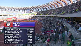 Quincy Wilson Smashes U18 World Record in 400m Semifinals at Trials | NBC Sports