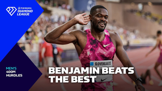 Rai Benjamin Triumphs Over Warholm and Dos Santos in Monaco 400m Hurdles | Wanda Diamond League 2024