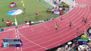 Rai Benjamin Triumphs Over Warholm and Dos Santos in Monaco 400m Hurdles | Wanda Diamond League 2024