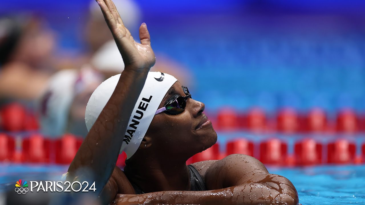 Simone Manuel Shines: Fastest Women's 100m Freestyle Heat Time at Olympic Trials | NBC Sports