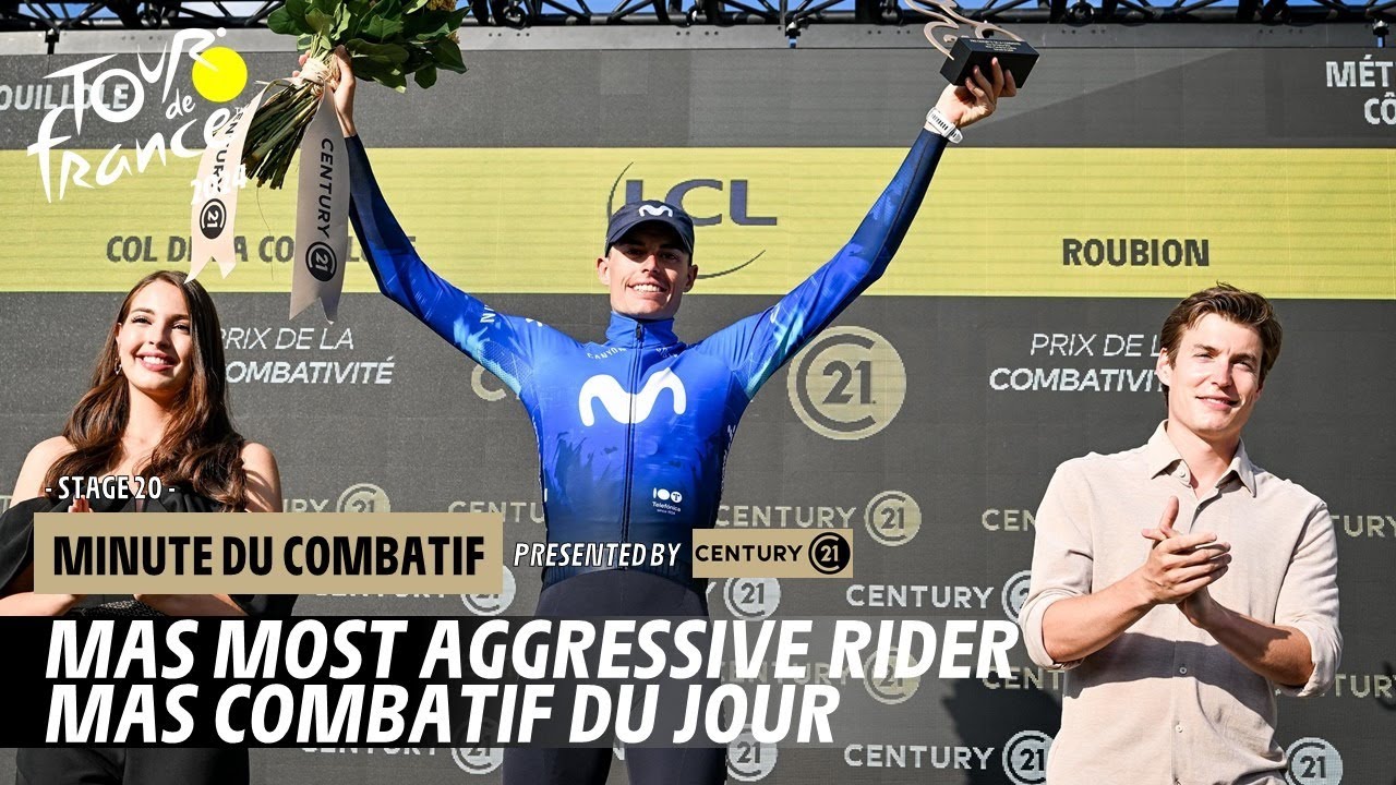 Century 21 most aggressive rider minute - Stage 20 - Tour de France 2024