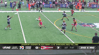 Loudoun Legends vs. KC Shockers highlights | NFL FLAG Football