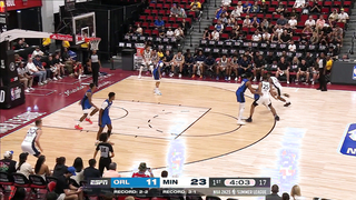Wolves Rookie Rob Dillingham Drops Double-Double vs. Magic | NBA Summer League 2024