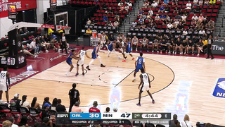 Wolves Rookie Rob Dillingham Drops Double-Double vs. Magic | NBA Summer League 2024