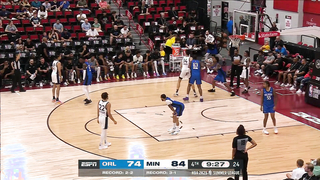 Wolves Rookie Rob Dillingham Drops Double-Double vs. Magic | NBA Summer League 2024