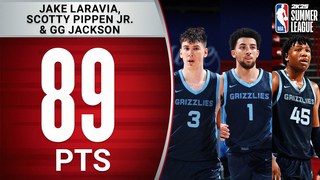 Jake LaRavia (32 PTS), Scotty Pippen Jr. (29 PTS) & GG Jackson (28 PTS) BALL In Summer League Finals
