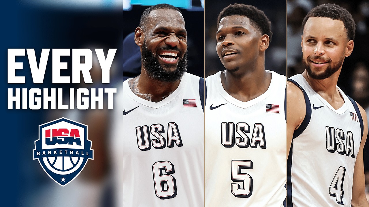 EVERY Highlight From USA’s Exhibition Games (5-0) ????????