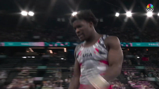 Frederick Richard Shines for Team USA in Gymnastics Team Event