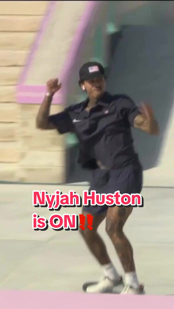 Nyjah Huston Delivers in Olympic Skateboarding Final
