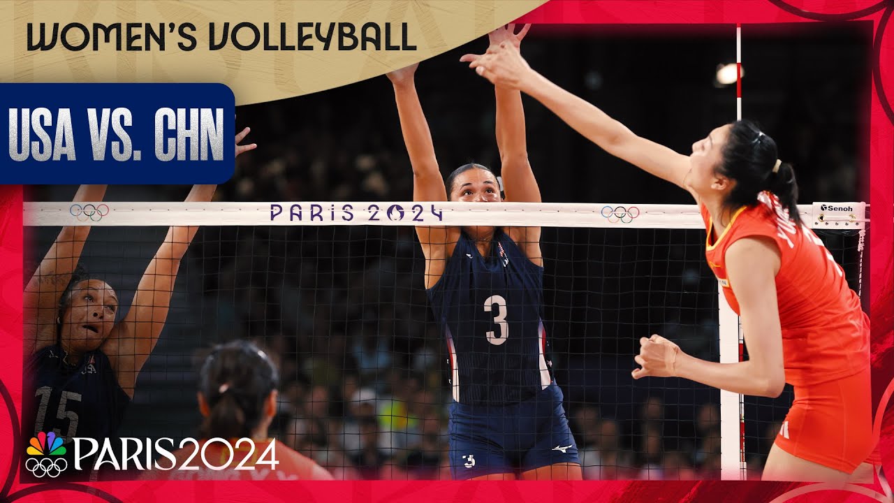 USA vs. China Women's Volleyball | Paris Olympics 2024