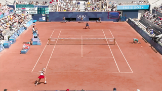 Coco Gauff's Gold Medal Bid Concludes in Heartfelt Match Against Vekic at Paris Olympics