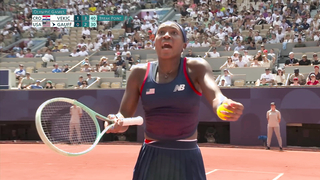 Coco Gauff's Gold Medal Bid Concludes in Heartfelt Match Against Vekic at Paris Olympics