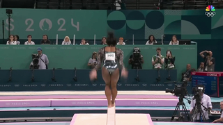 Simone Biles Overcomes Calf Pain to Shine in Gymnastics Qualification at Paris Olympics