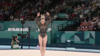 Jade Carey Bounces Back from Floor Setback to Excel in Vault Qualification at Paris Olympics