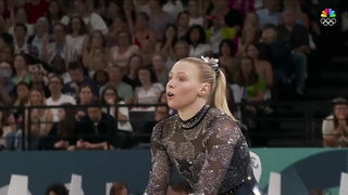 Jade Carey Bounces Back from Floor Setback to Excel in Vault Qualification at Paris Olympics