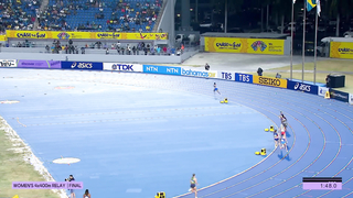 USA blows out the competition in women's 4x400m at World Athletics Relays | NBC Sports