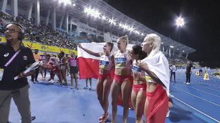 USA blows out the competition in women's 4x400m at World Athletics Relays | NBC Sports
